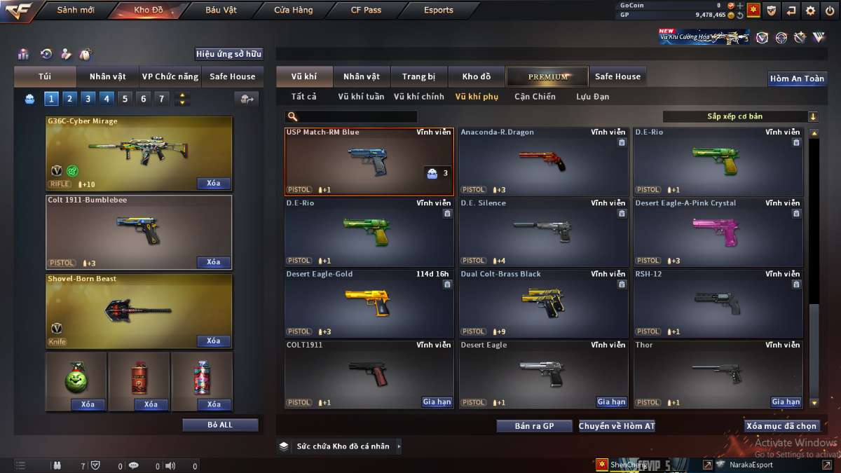 shop acc cf uy tin gia re